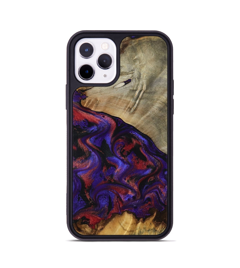 iPhone 11 Pro Wood Phone Case - Darcie (Purple, 797438)