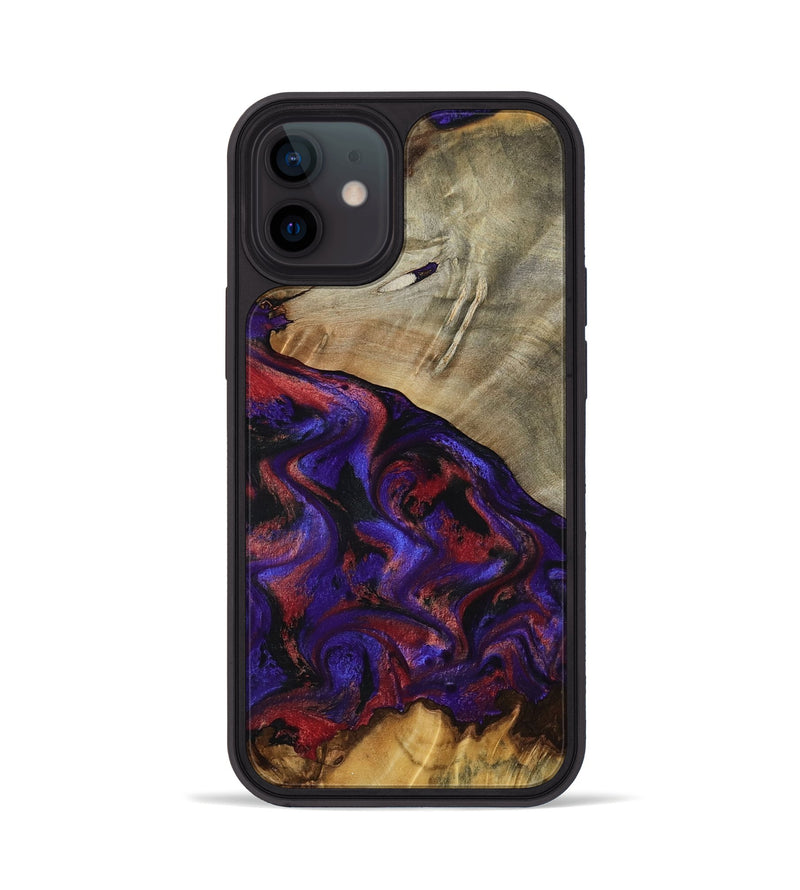 iPhone 12 Wood Phone Case - Darcie (Purple, 797438)