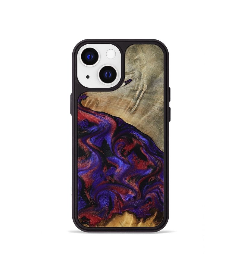 iPhone 13 mini Wood Phone Case - Darcie (Purple, 797438)