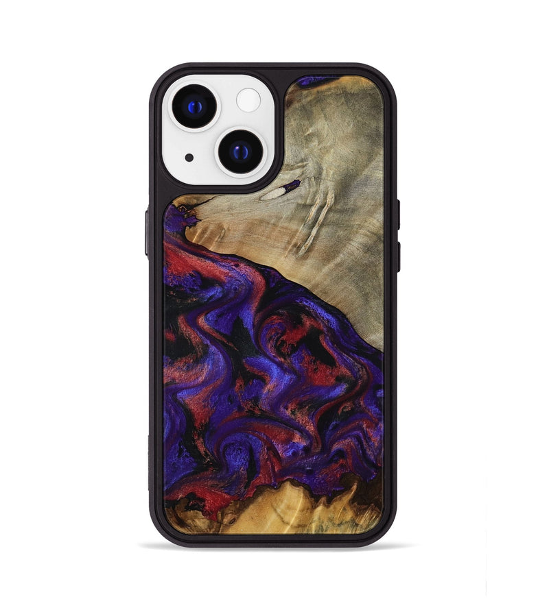 iPhone 13 Wood Phone Case - Darcie (Purple, 797438)