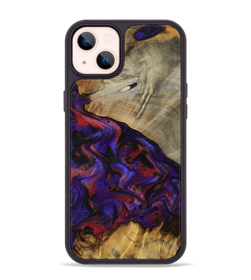 iPhone 14 Plus Wood Phone Case - Darcie (Purple, 797438)