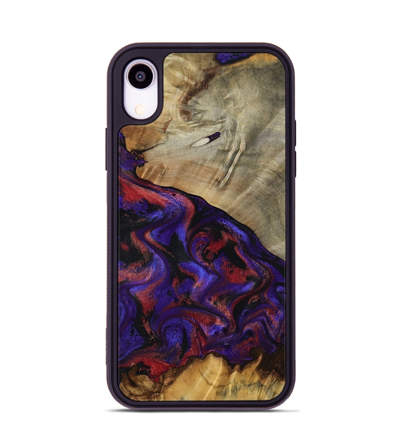 iPhone Xr Wood Phone Case - Darcie (Purple, 797438)