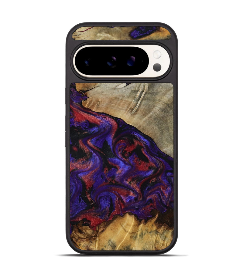 Pixel 9 Pro Wood Phone Case - Darcie (Purple, 797438)