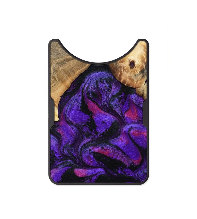 Alloy Wood Wallet - Tennie (Purple, 797458)