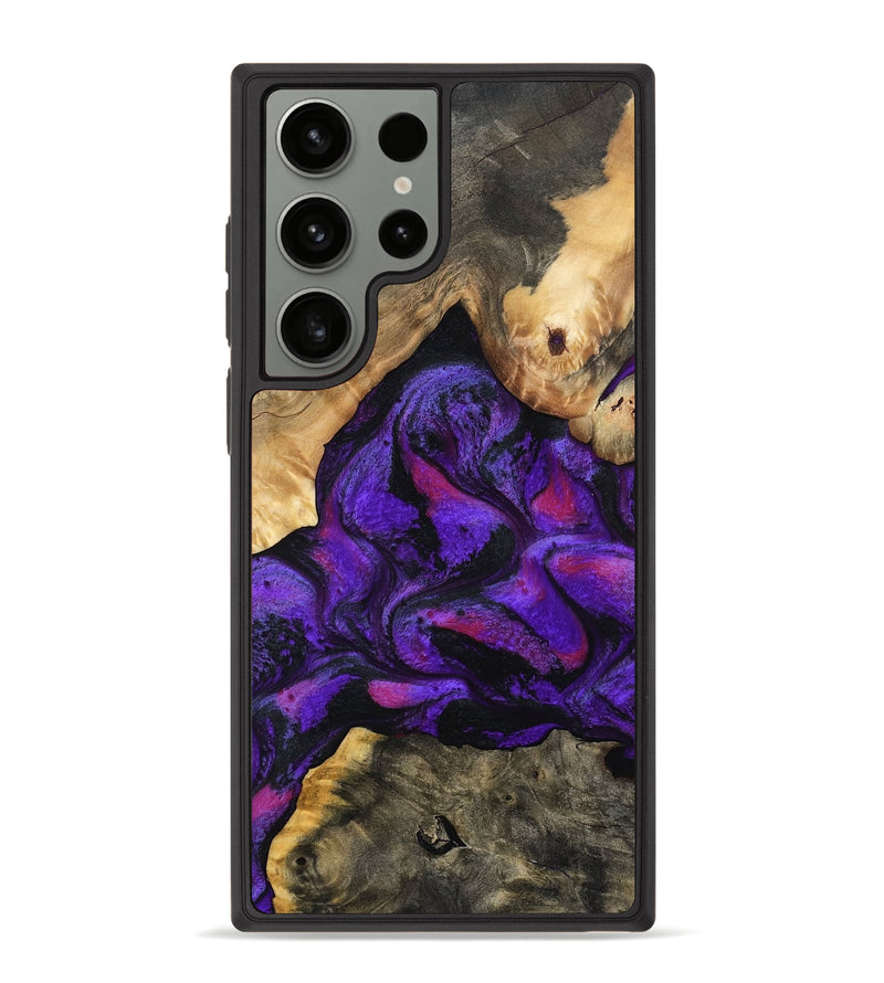 Galaxy S23 Ultra Wood Phone Case - Tennie (Purple, 797458)