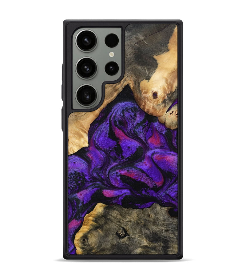 Galaxy S24 Ultra Wood Phone Case - Tennie (Purple, 797458)