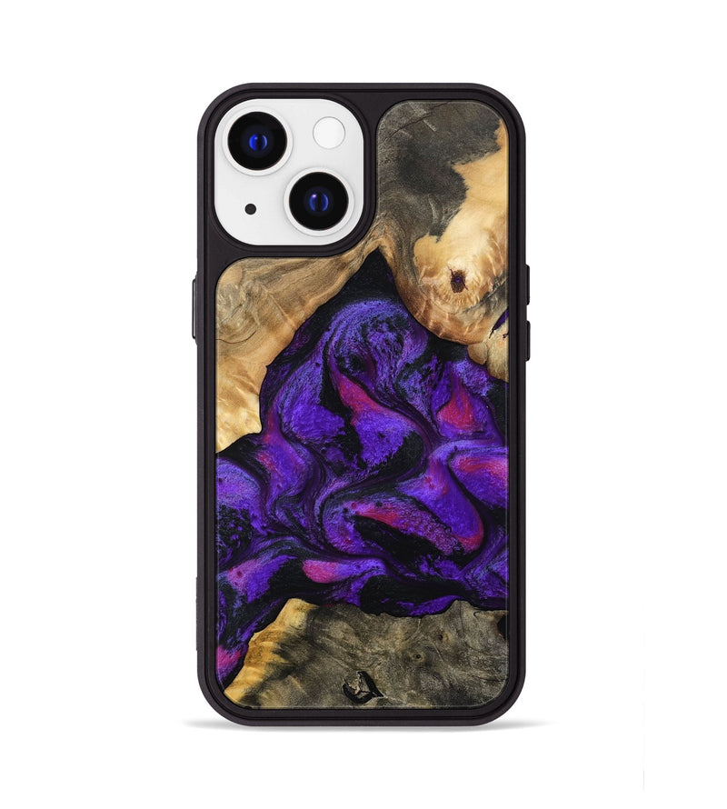 iPhone 13 Wood Phone Case - Tennie (Purple, 797458)