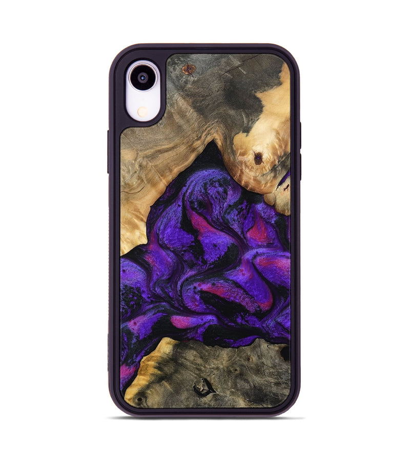 iPhone Xr Wood Phone Case - Tennie (Purple, 797458)