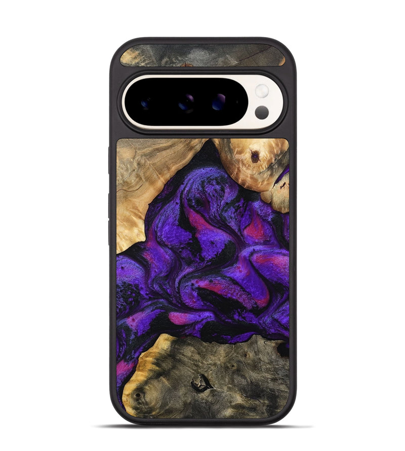 Pixel 9 Pro Wood Phone Case - Tennie (Purple, 797458)