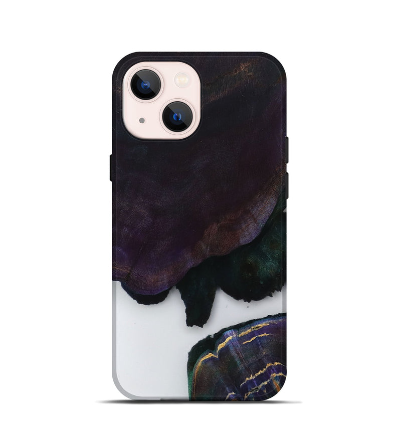 iPhone 13 mini Wood Live Edge Phone Case - Lum (Clear, 797479)