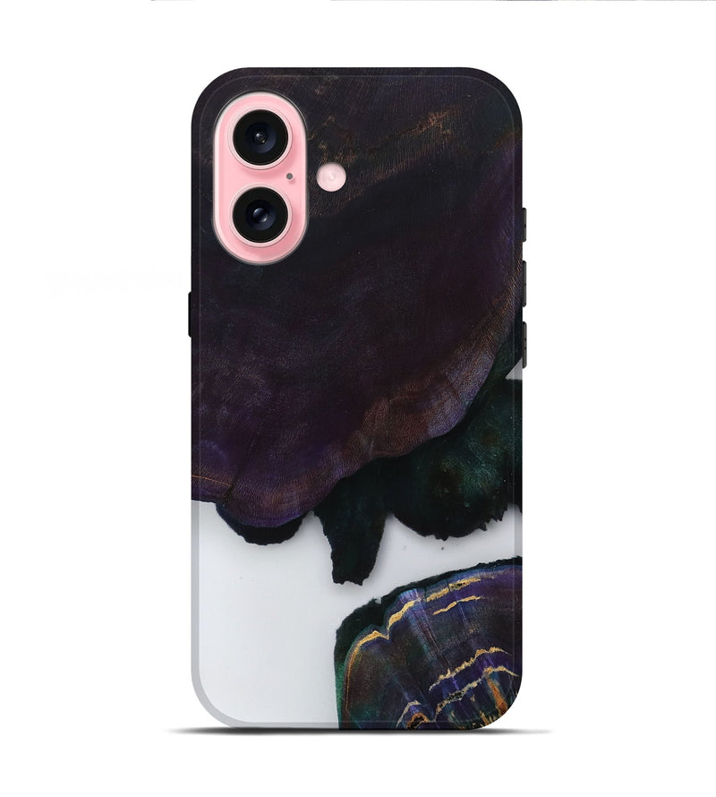 iPhone 16 Wood Live Edge Phone Case - Lum (Clear, 797479)