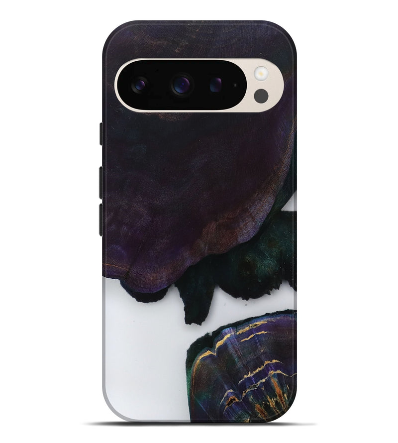 Pixel 9 Pro XL Wood Live Edge Phone Case - Lum (Clear, 797479)