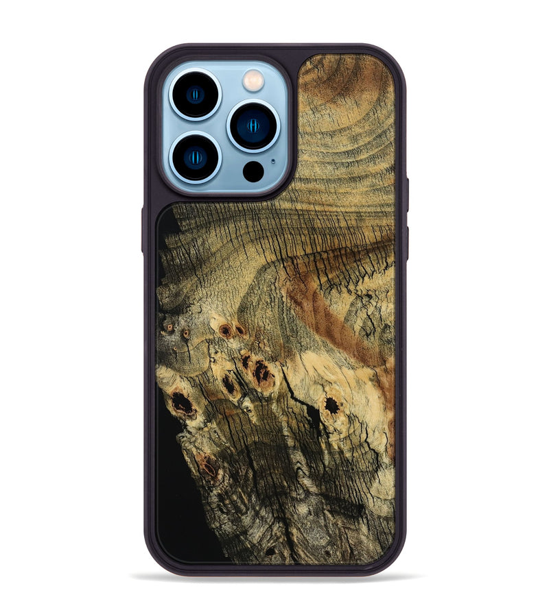 iPhone 14 Pro Max Wood Phone Case - Dewayne (Wood Burl, 797523)