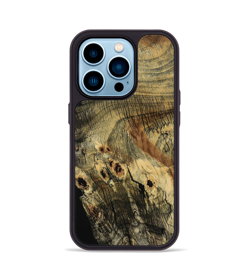 iPhone 14 Pro Wood Phone Case - Dewayne (Wood Burl, 797523)