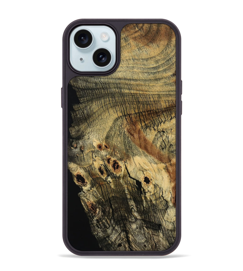 iPhone 15 Plus Wood Phone Case - Dewayne (Wood Burl, 797523)