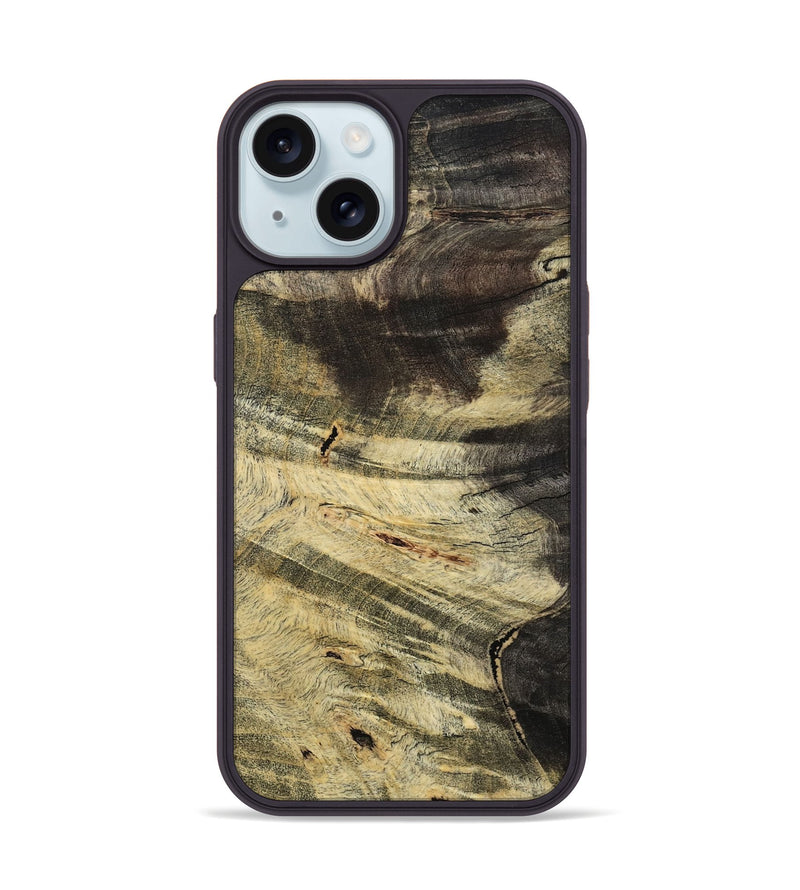 iPhone 15 Wood Phone Case - Aiyana (Wood Burl, 797524)