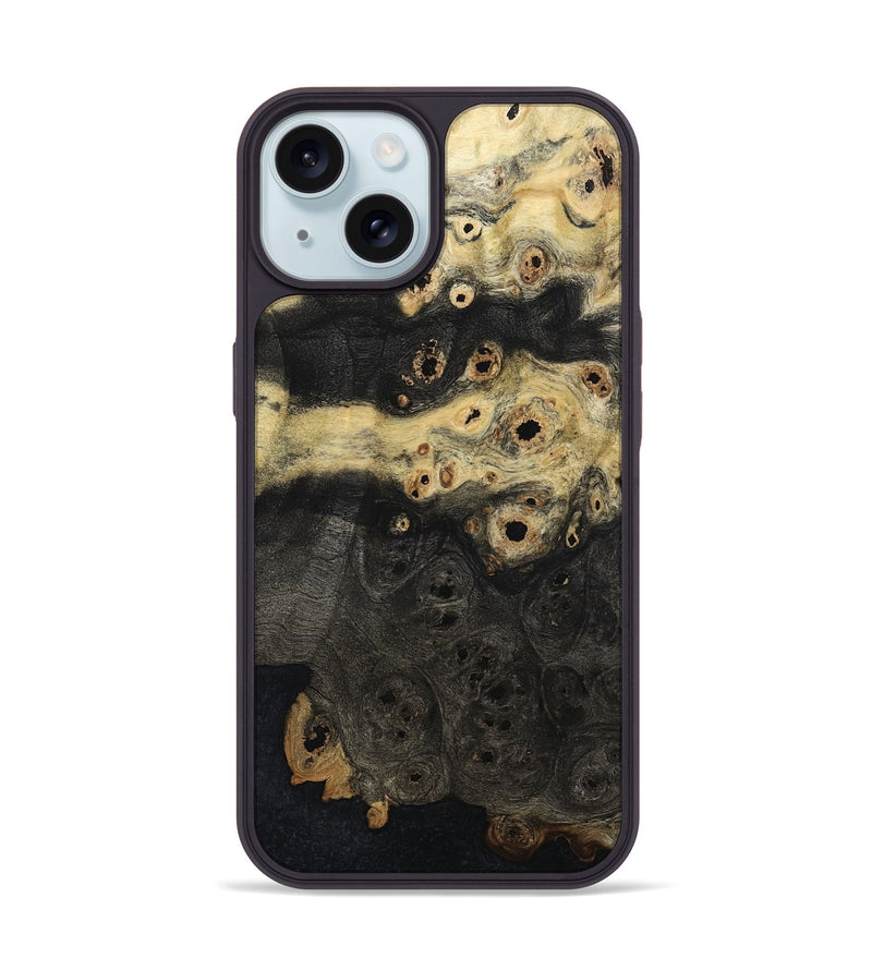 iPhone 15 Wood Phone Case - Britni (Wood Burl, 797525)
