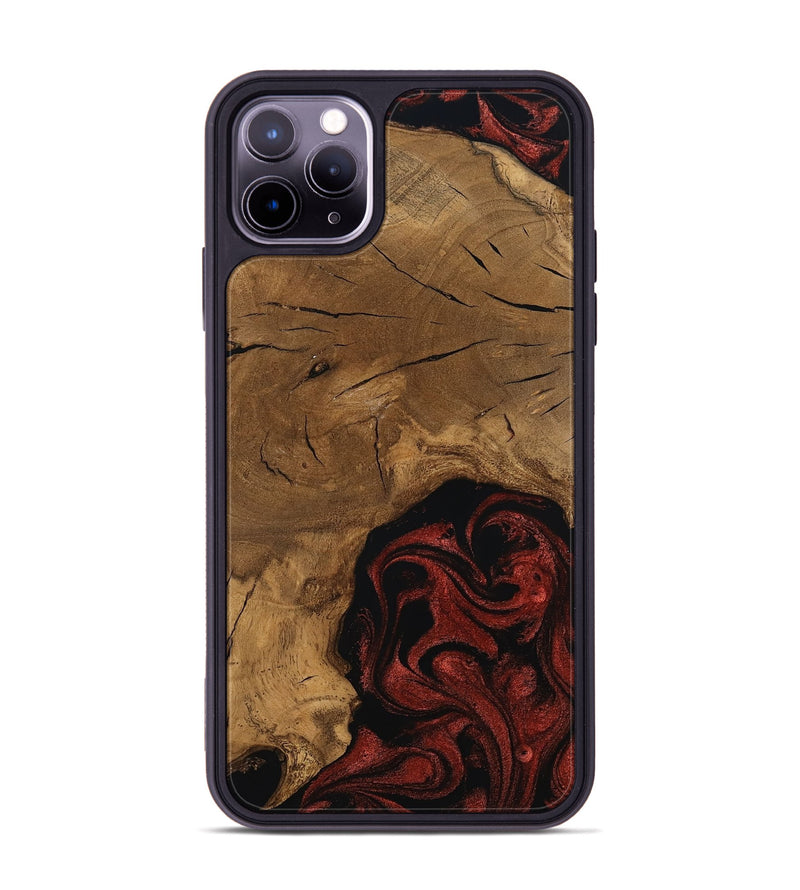 iPhone 11 Pro Max Wood Phone Case - Mariann (Ancient Olive, 797614)
