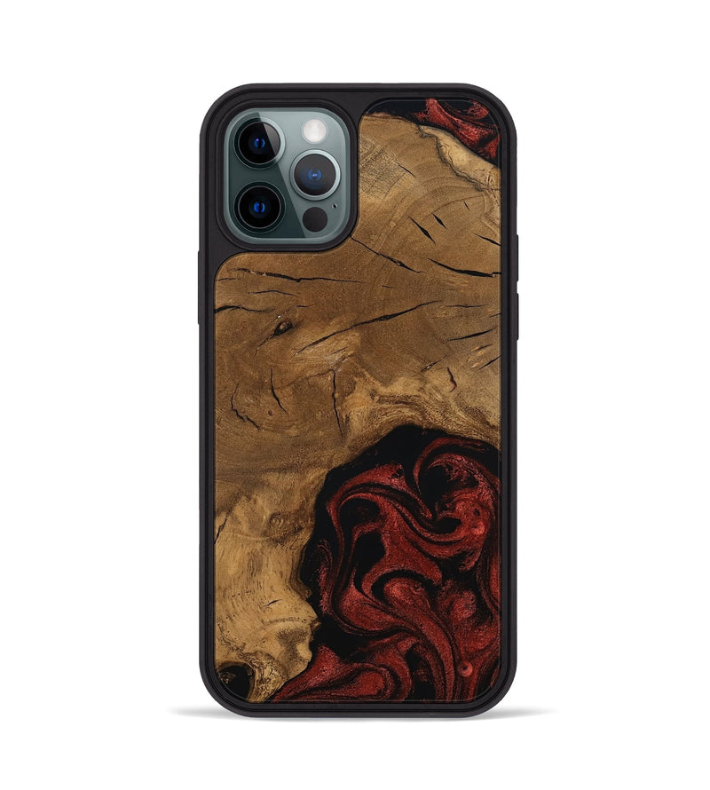 iPhone 12 Pro Wood Phone Case - Mariann (Ancient Olive, 797614)