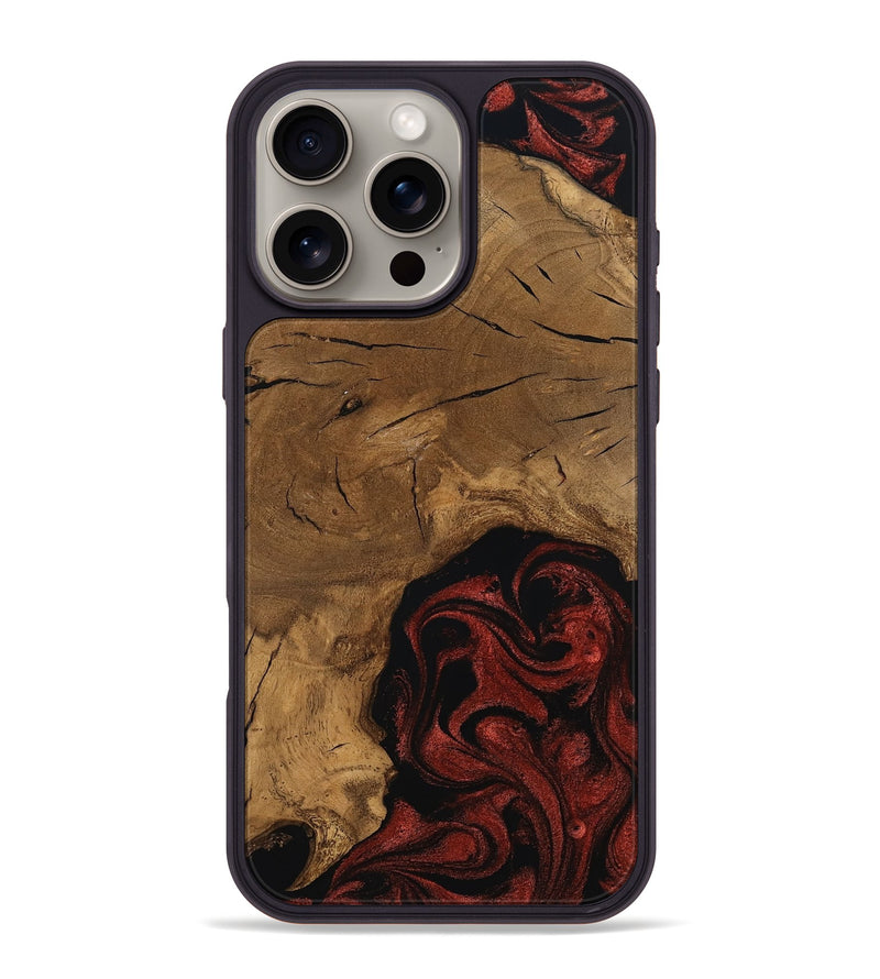 iPhone 16 Pro Max Wood Phone Case - Mariann (Ancient Olive, 797614)