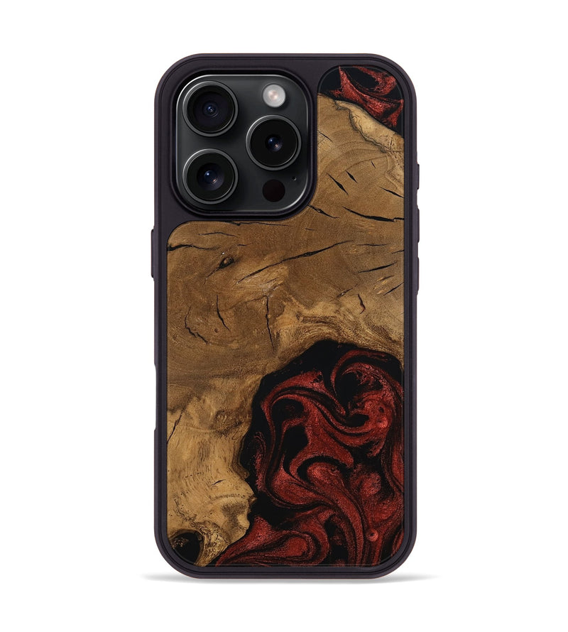 iPhone 16 Pro Wood Phone Case - Mariann (Ancient Olive, 797614)