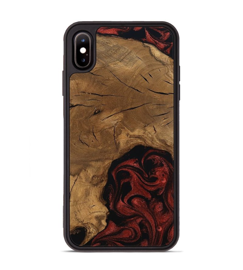 iPhone Xs Max Wood Phone Case - Mariann (Ancient Olive, 797614)