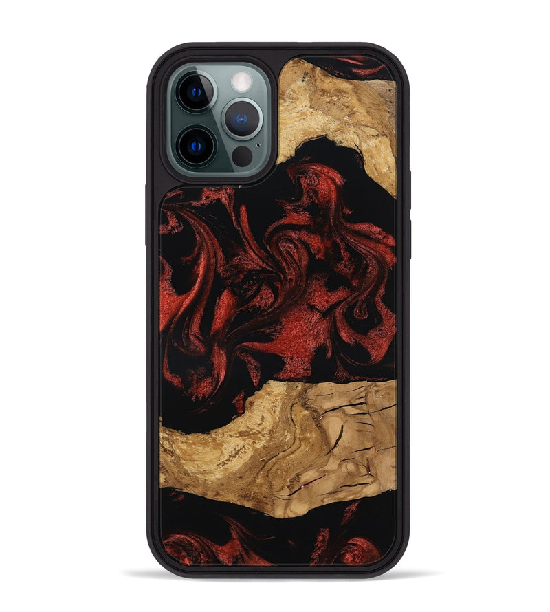 iPhone 12 Pro Max Wood Phone Case - Mollie (Ancient Olive, 797736)