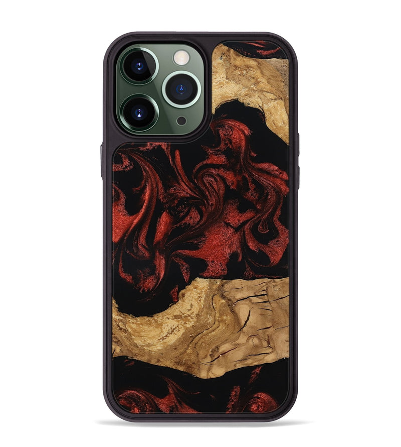 iPhone 13 Pro Max Wood Phone Case - Mollie (Ancient Olive, 797736)