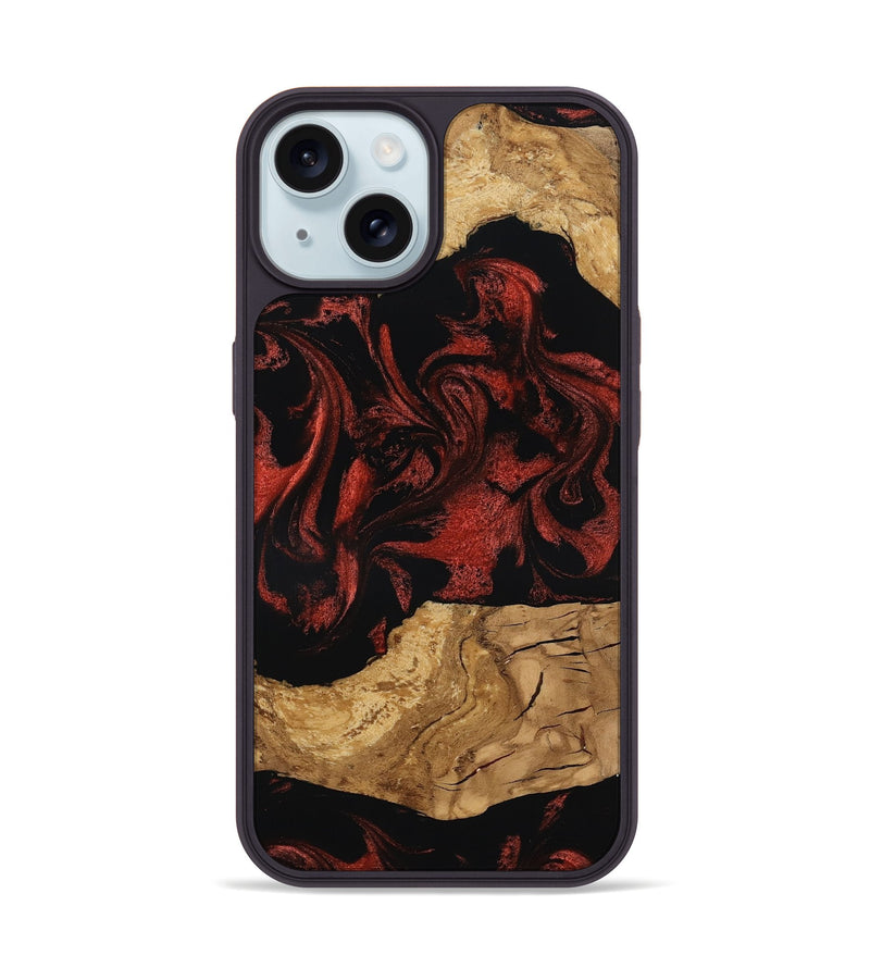 iPhone 15 Wood Phone Case - Mollie (Ancient Olive, 797736)