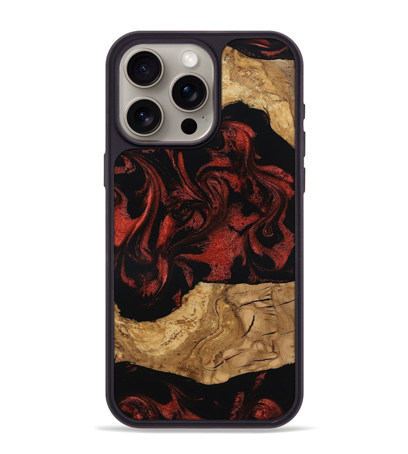 iPhone 15 Pro Max Wood Phone Case - Mollie (Ancient Olive, 797736)