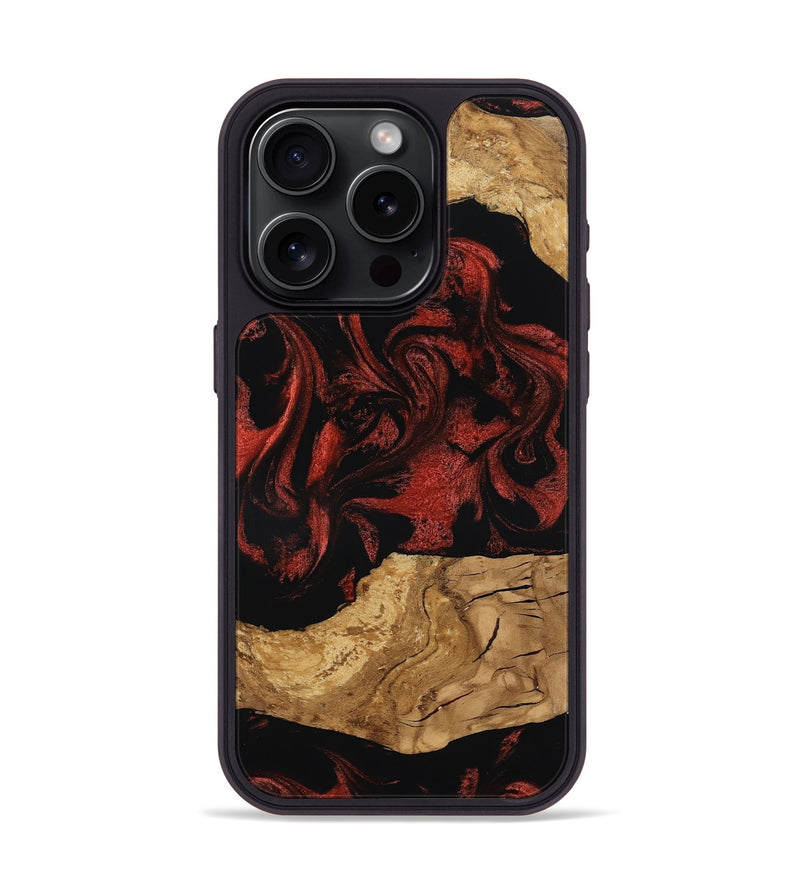 iPhone 15 Pro Wood Phone Case - Mollie (Ancient Olive, 797736)