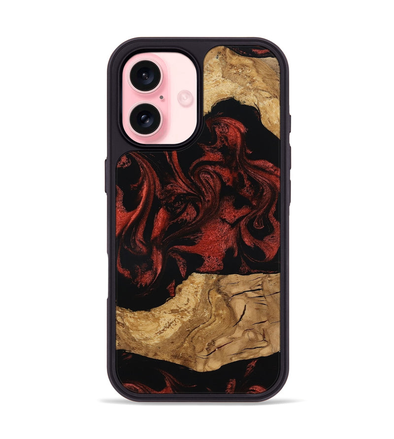 iPhone 16 Wood Phone Case - Mollie (Ancient Olive, 797736)