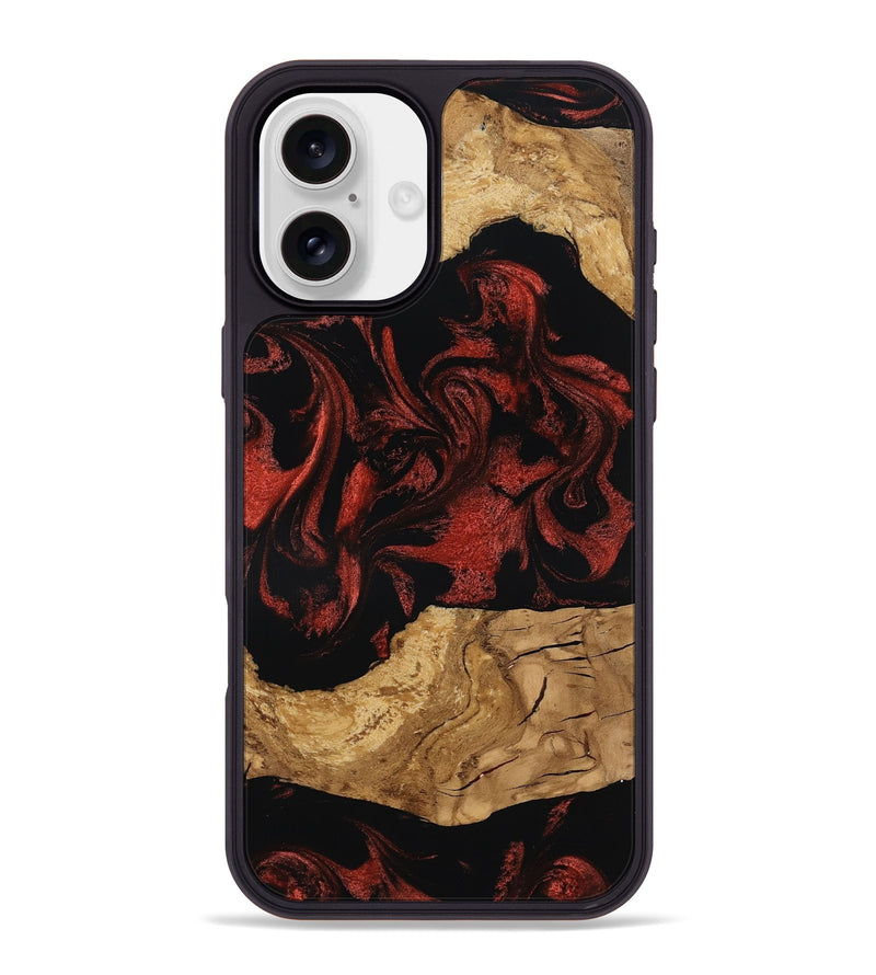 iPhone 16 Plus Wood Phone Case - Mollie (Ancient Olive, 797736)