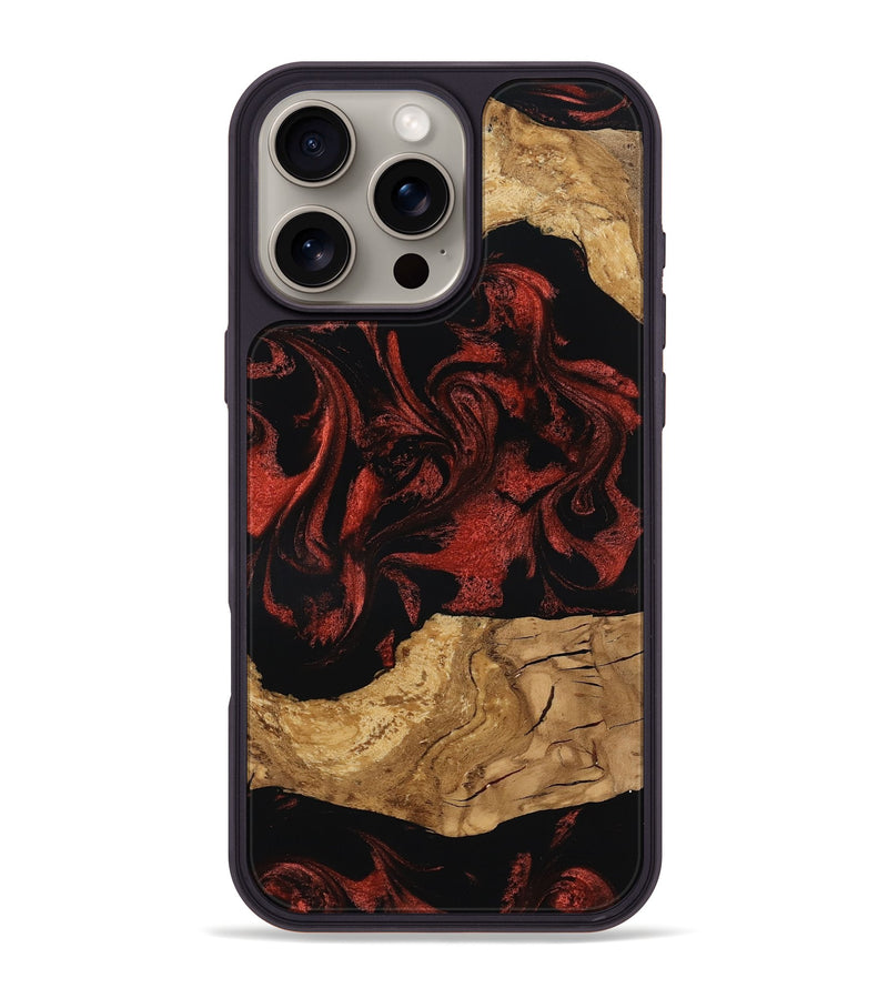 iPhone 16 Pro Max Wood Phone Case - Mollie (Ancient Olive, 797736)