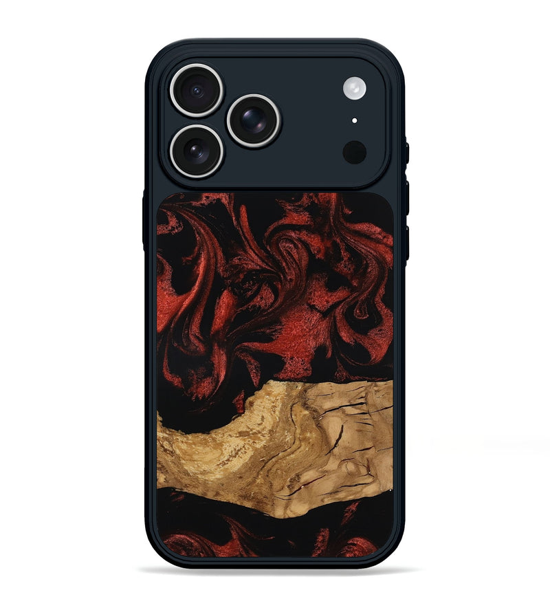 iPhone 17 Pro Max Wood Phone Case - Mollie (Ancient Olive, 797736)