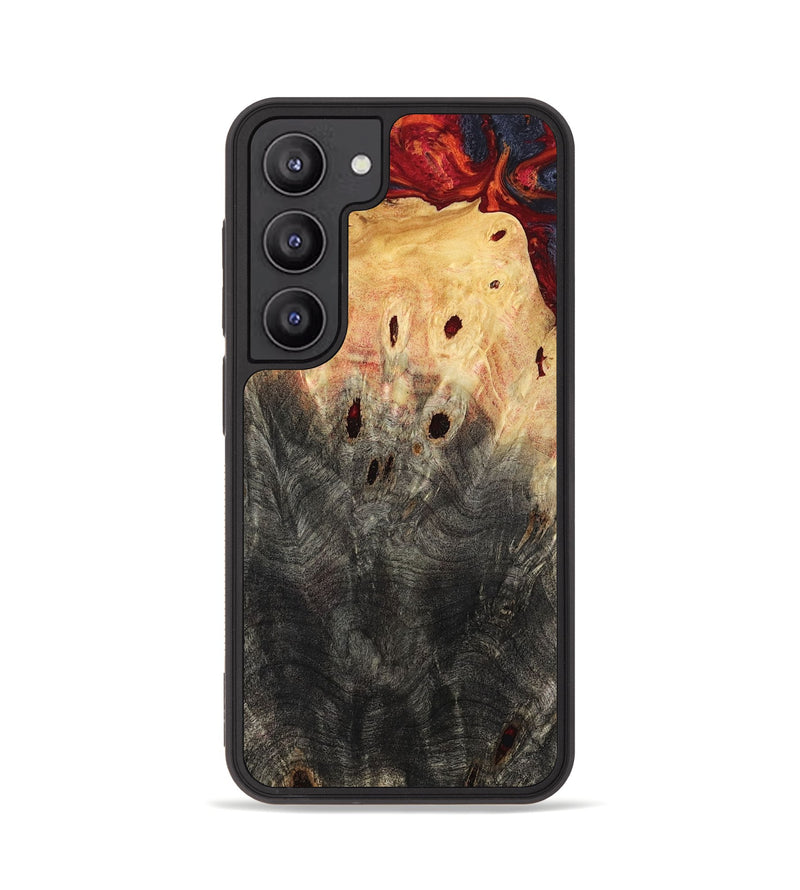 Galaxy S23 Wood Phone Case - Porsha (Red, 797765)