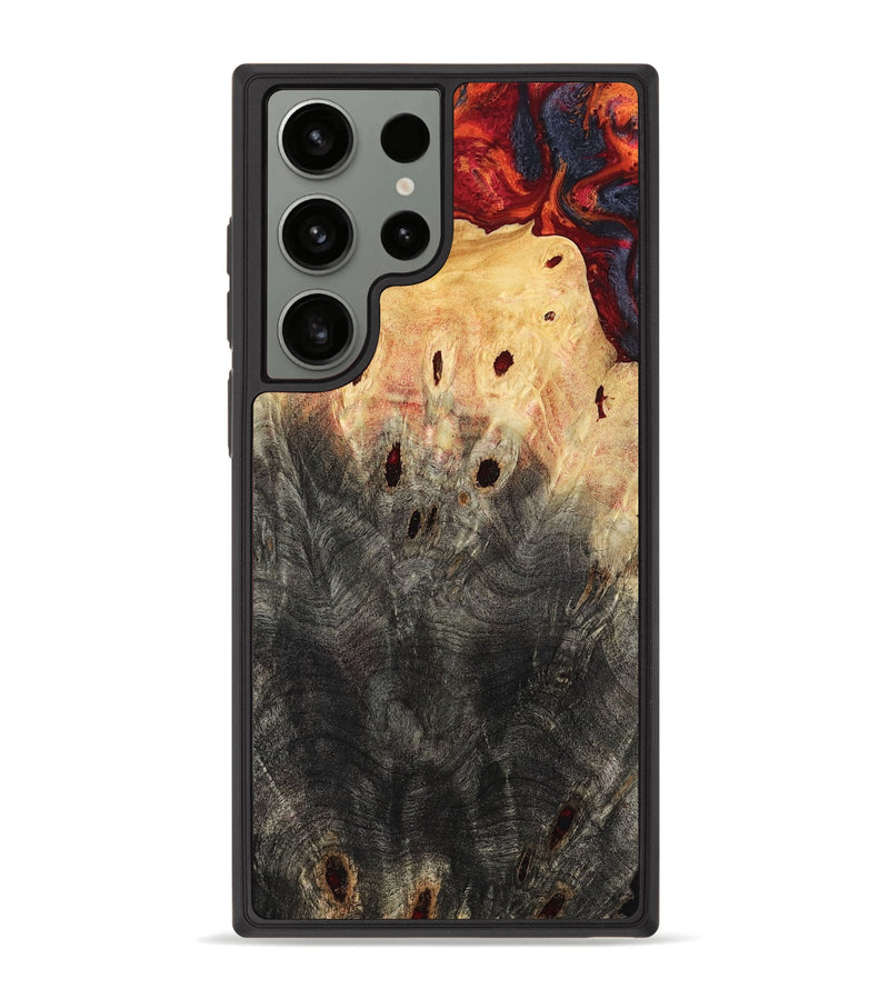 Galaxy S23 Ultra Wood Phone Case - Porsha (Red, 797765)