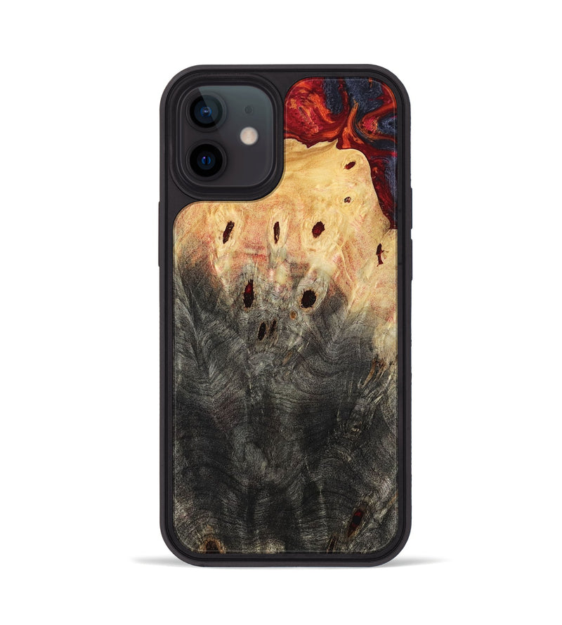 iPhone 12 Wood Phone Case - Porsha (Red, 797765)