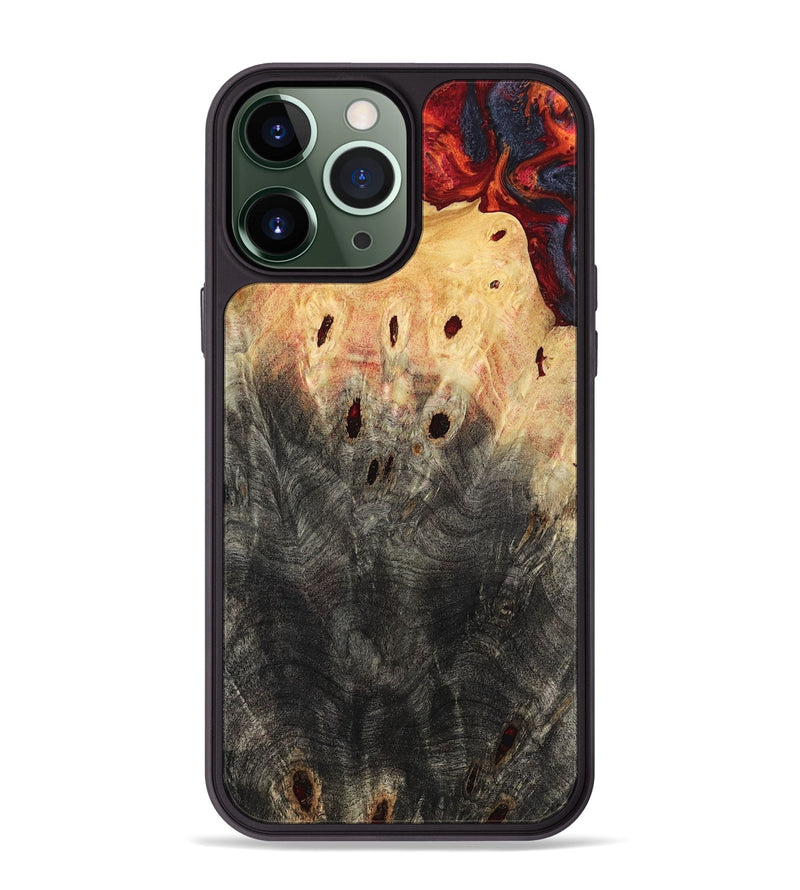 iPhone 13 Pro Max Wood Phone Case - Porsha (Red, 797765)