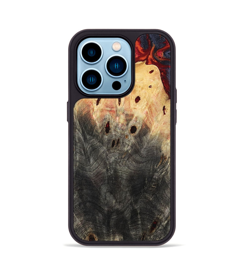 iPhone 14 Pro Wood Phone Case - Porsha (Red, 797765)