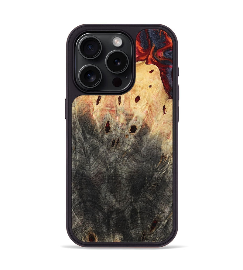 iPhone 15 Pro Wood Phone Case - Porsha (Red, 797765)