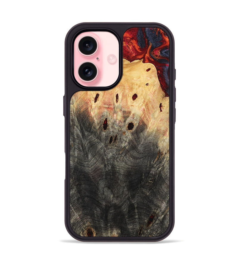 iPhone 16 Wood Phone Case - Porsha (Red, 797765)