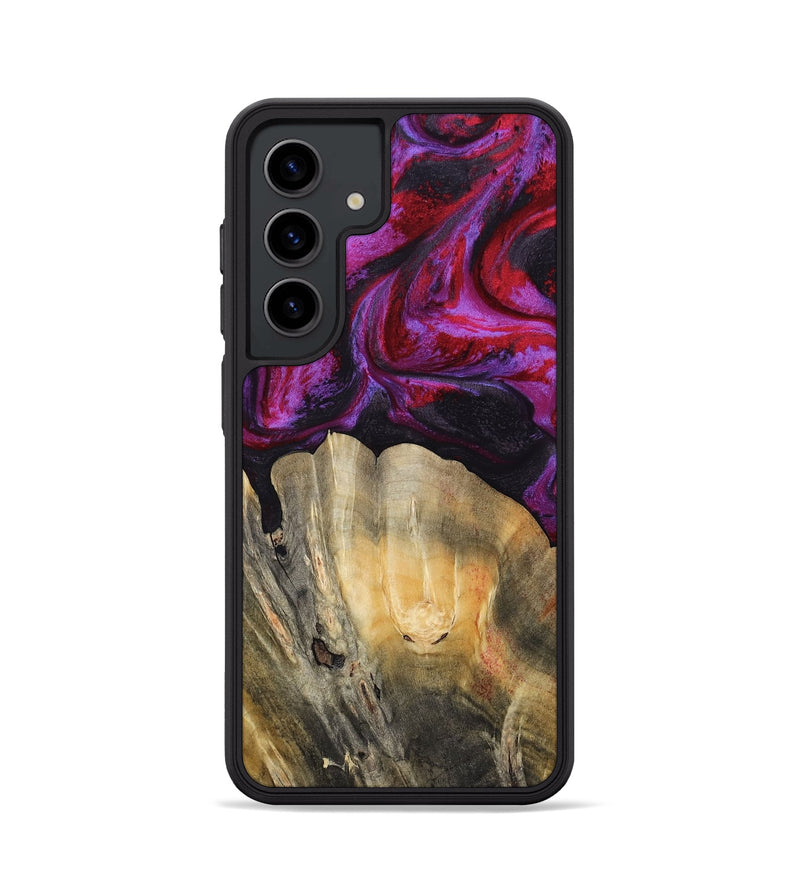 Galaxy S24 Wood Phone Case - London (Red, 797766)