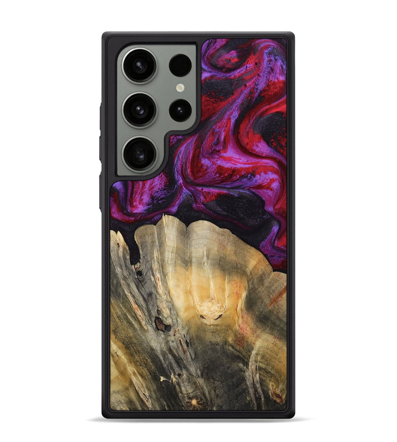 Galaxy S24 Ultra Wood Phone Case - London (Red, 797766)