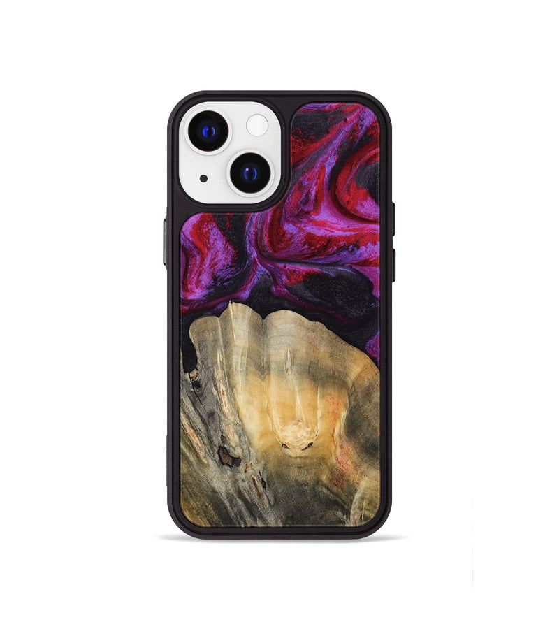 iPhone 13 mini Wood Phone Case - London (Red, 797766)