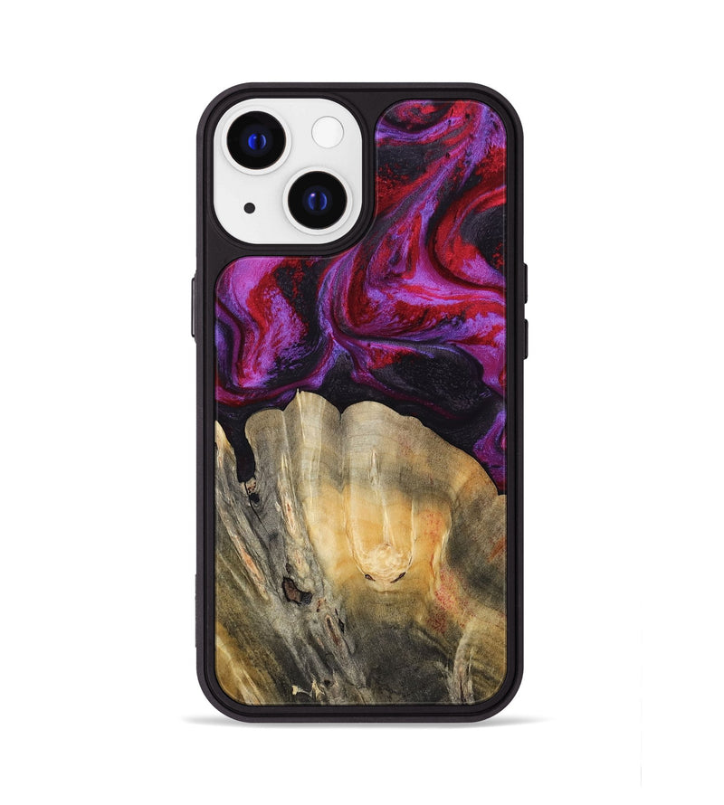 iPhone 13 Wood Phone Case - London (Red, 797766)