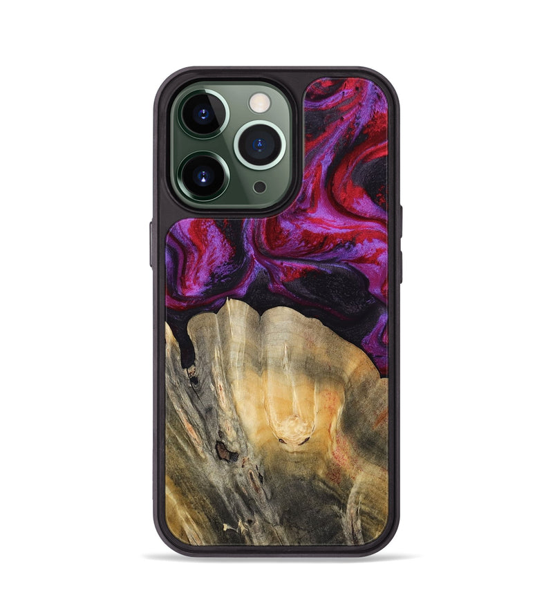 iPhone 13 Pro Wood Phone Case - London (Red, 797766)