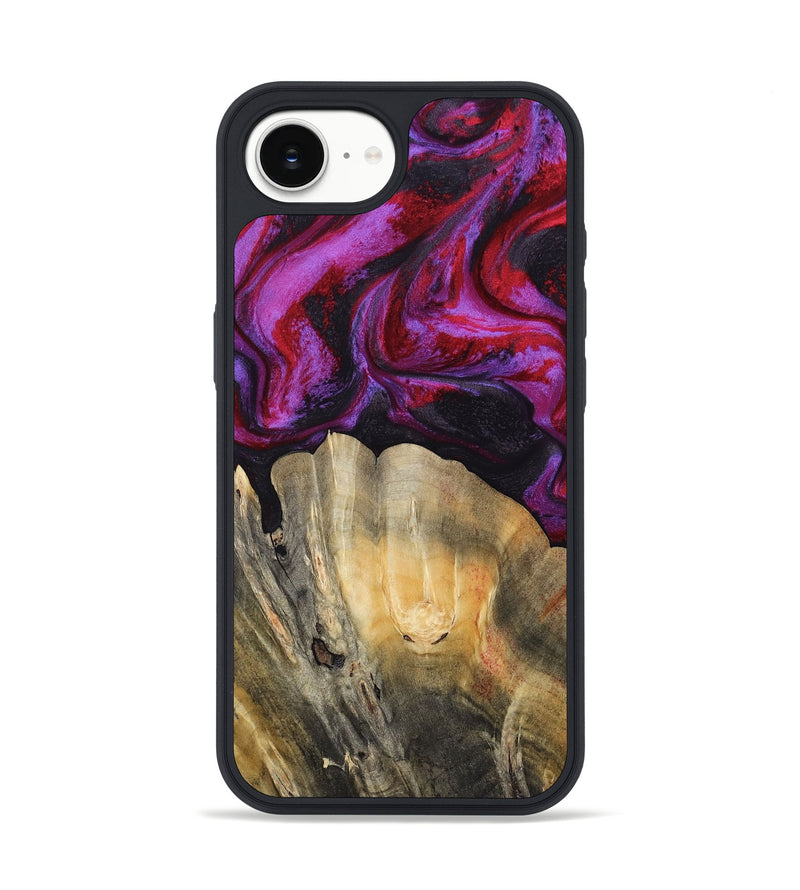 iPhone 16e Wood Phone Case - London (Red, 797766)