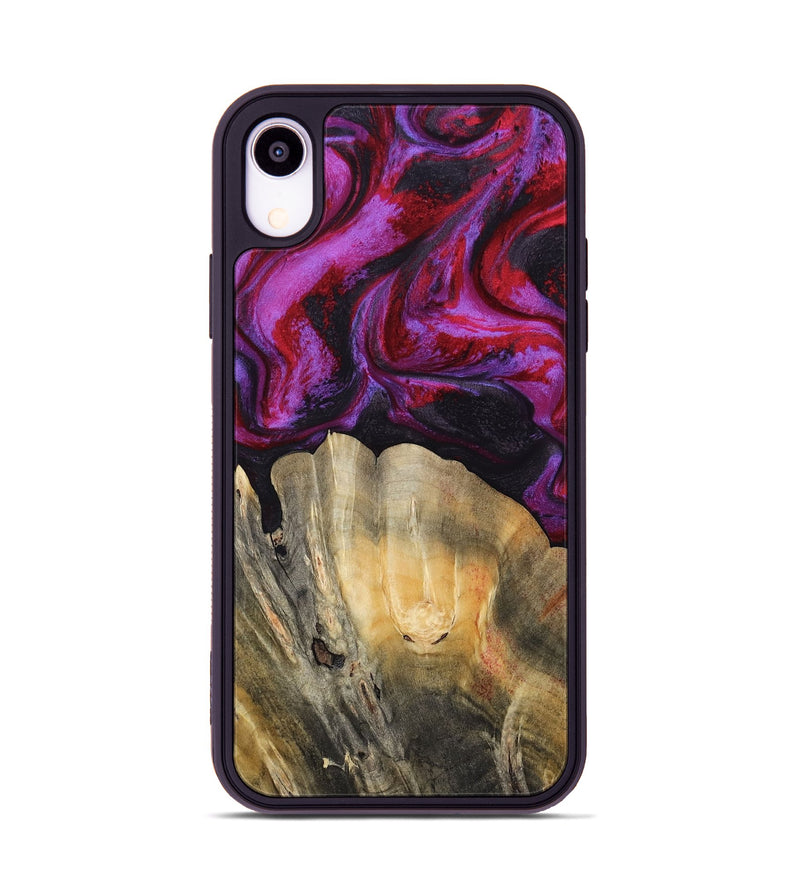 iPhone Xr Wood Phone Case - London (Red, 797766)