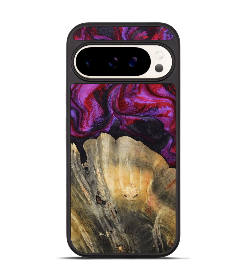 Pixel 9 Wood Phone Case - London (Red, 797766)